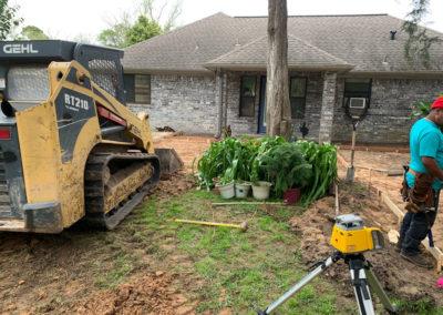 Image of Residential Concrete Driveway before pouring