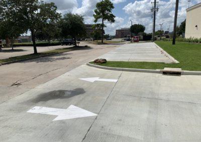 Image of Concrete Parking Lot